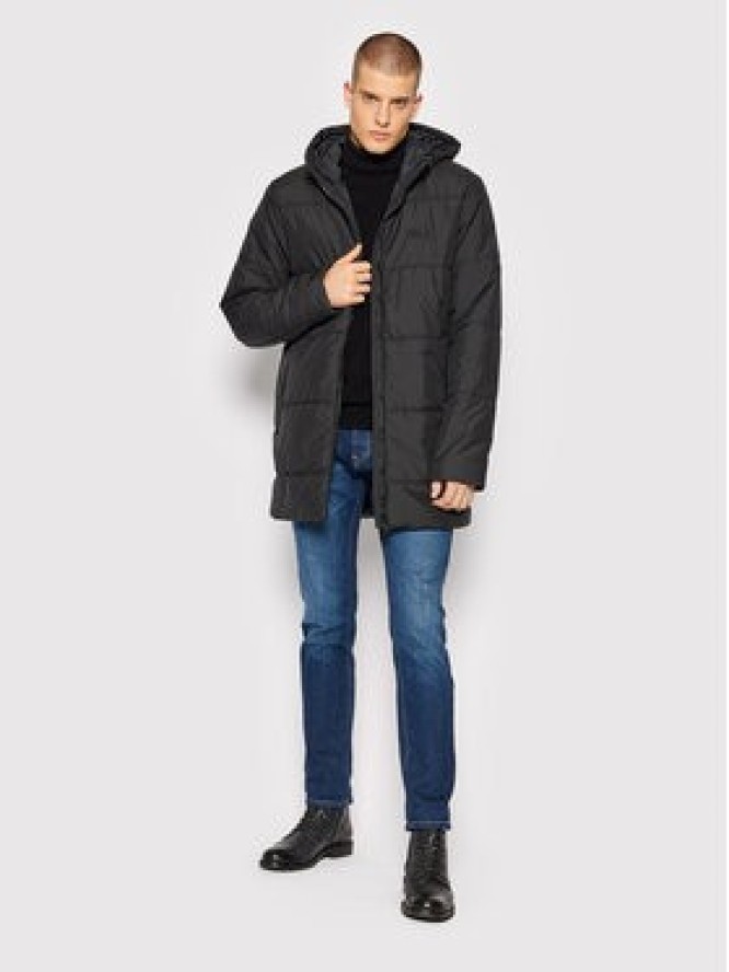 Jack Wolfskin Kurtka puchowa North York 1206381 Czarny Regular Fit