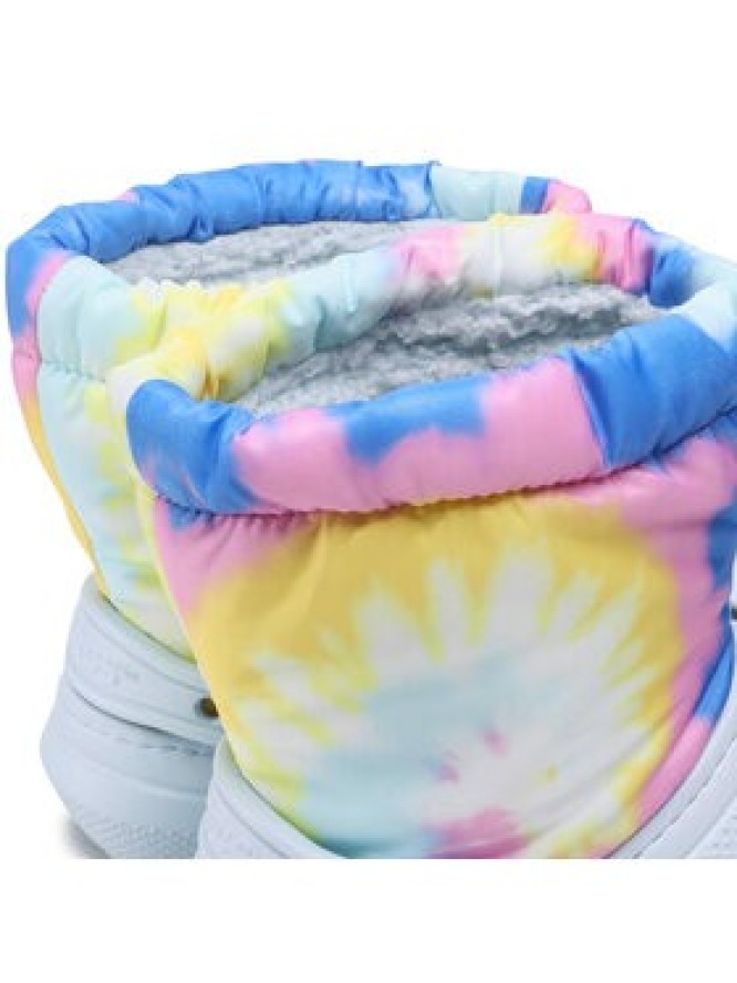 Crocs Śniegowce Classic Lined Neo Puff Tie Dye 207328 Błękitny