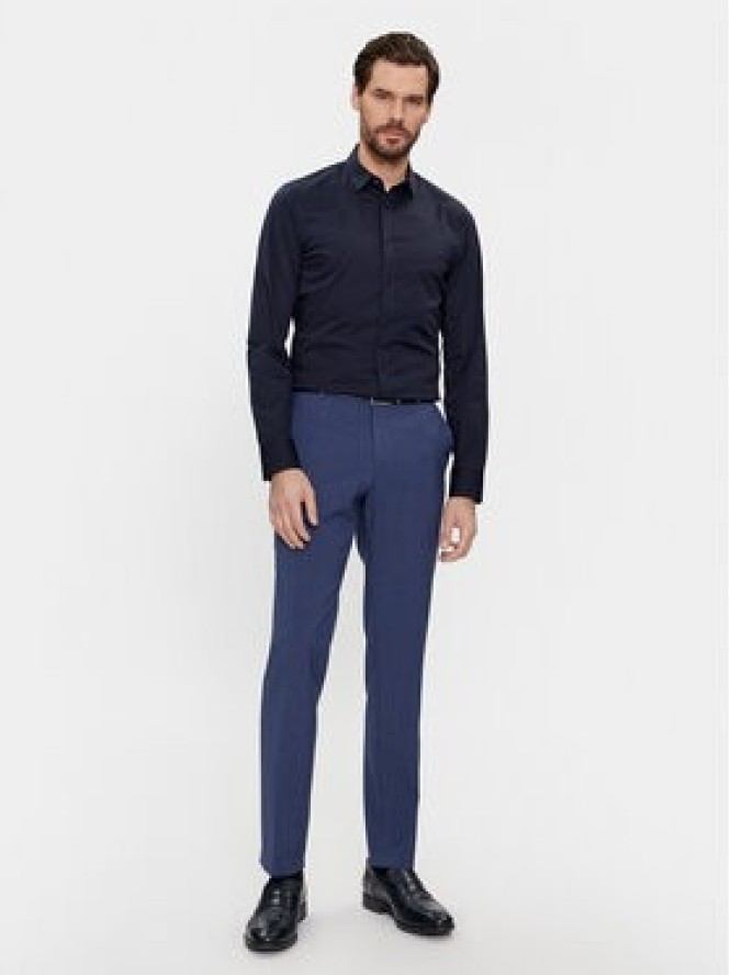 Calvin Klein Koszula K10K110856 Granatowy Slim Fit