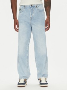 DC Jeansy Worker Baggy Carpenter Ril ADYDP03087 Błękitny Regular Fit