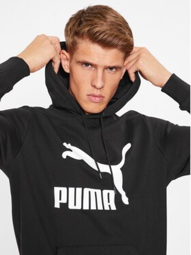 Puma Bluza Classics Logo 530084 Czarny Regular Fit