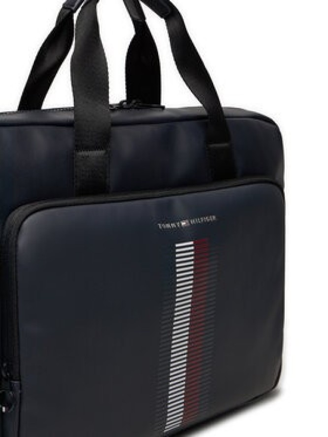 Tommy Hilfiger Torba na laptopa AM0AM12974 Granatowy