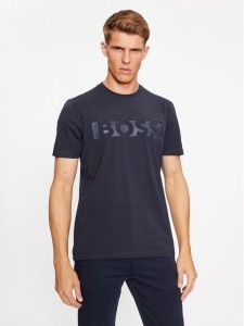 Boss T-Shirt Tee 4 50501235 Granatowy Regular Fit