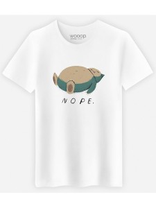WOOOP Koszulka "Nope" w kolorze białym rozmiar: XL