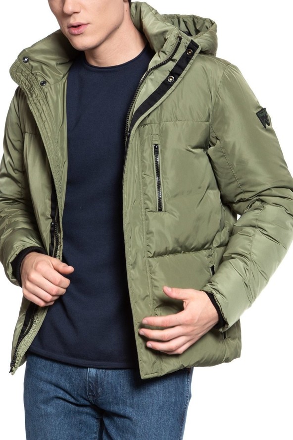 WRANGLER PROTECTOR JACKET MĘSKA KURTKA ZIMOWA CLOVER GREEN W4A2W3G05