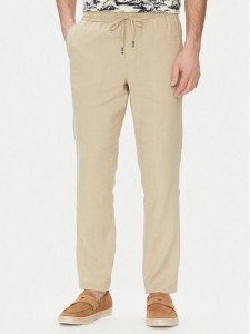 Tommy Hilfiger Spodnie materiałowe Harlem MW0MW38801 Beżowy Slim Fit