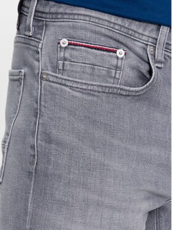 Tommy Hilfiger Jeansy Bleecker MW0MW32087 Szary Slim Fit