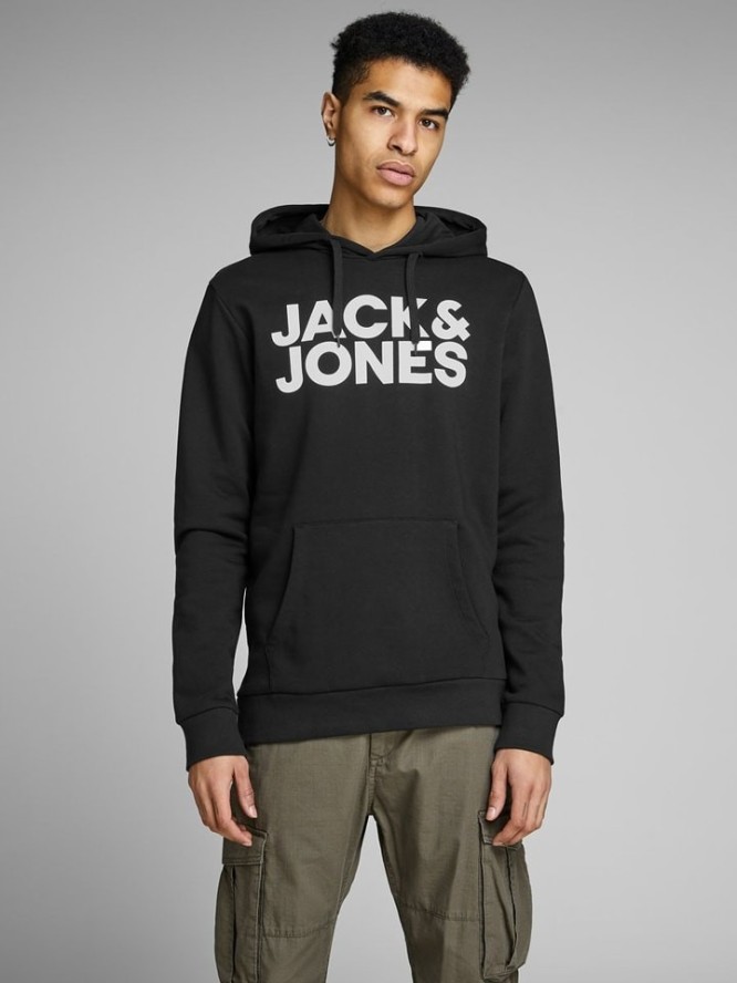 Jack & Jones Bluza "Ecorp" w kolorze czarnym rozmiar: S