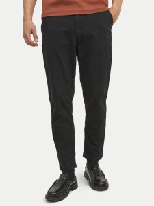 Jack&Jones Chinosy Harlow 12242188 Czarny Tapered Fit