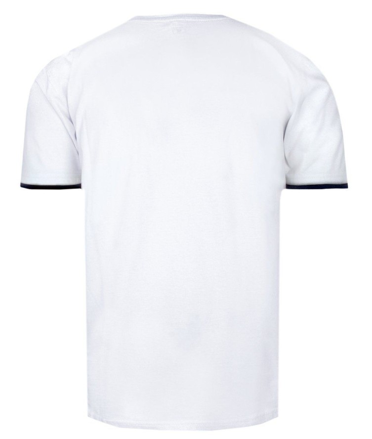 Koszulka Męska (T-Shirt) - PAKO JEANS - Biała z Nadrukiem
