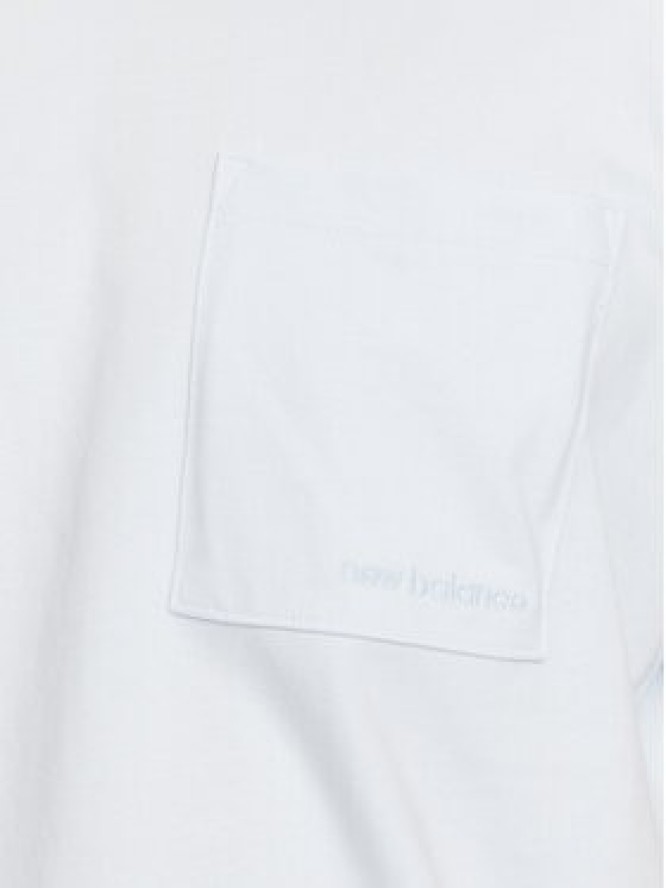 New Balance T-Shirt MT23567 Niebieski Relaxed Fit