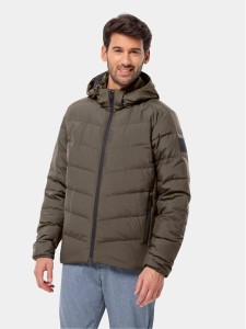 Jack Wolfskin Kurtka puchowa Colonius Jkt 1207431 Brązowy Regular Fit