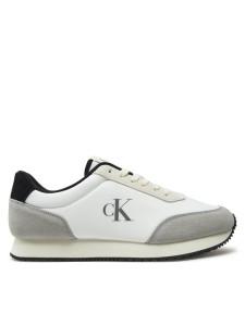 Calvin Klein Jeans Sneakersy Retro Runner Iconic Snk YM0YM01119 Biały