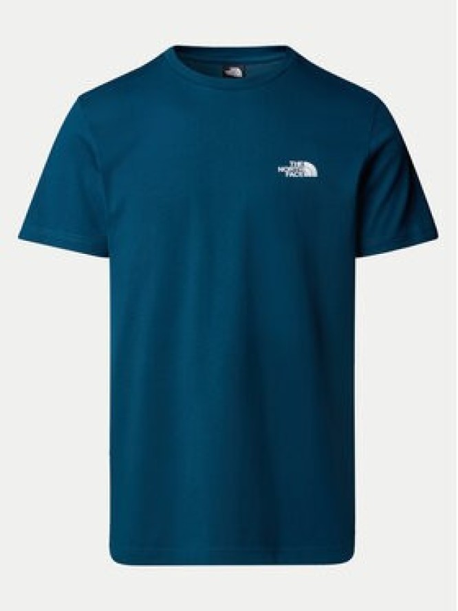 The North Face T-Shirt Simple Dome NF0A87NG Granatowy Regular Fit