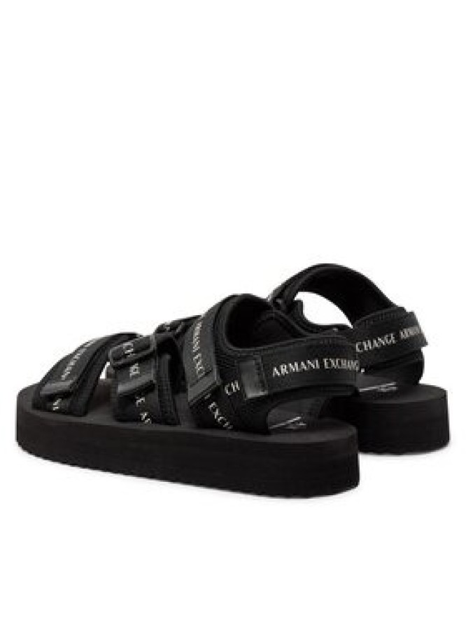 Armani Exchange Sandały XUP014 XV819 00002 Czarny