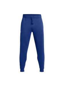 Spodnie dresowe męskie Under Armour UA Rival Fleece Joggers - niebieskie