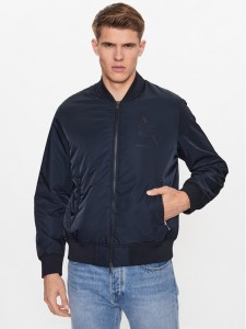 Armani Exchange Kurtka bomber 6RZB05 ZNUEZ 1510 Granatowy Regular Fit