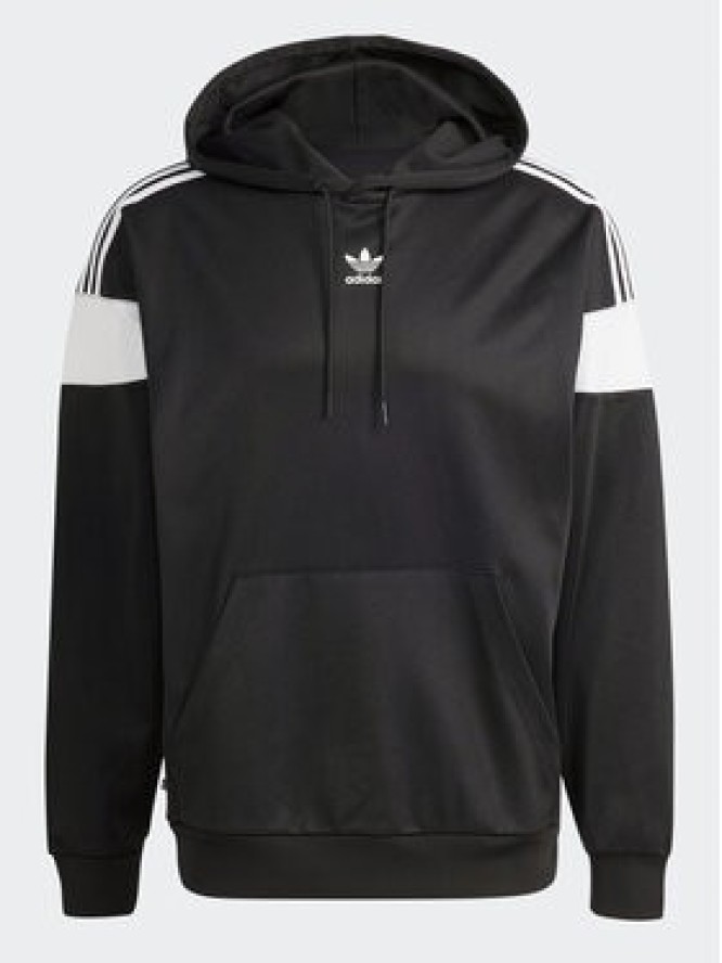 adidas Bluza Adicolor Classics Cut Line Hoodie HS2065 Czarny Loose Fit