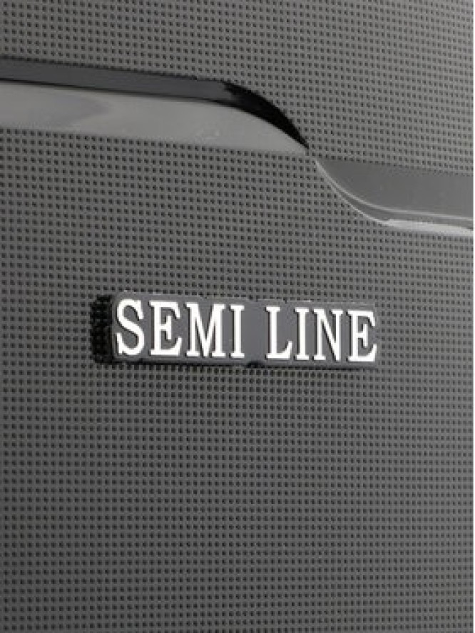 Semi Line Walizka średnia T5752-2 Czarny