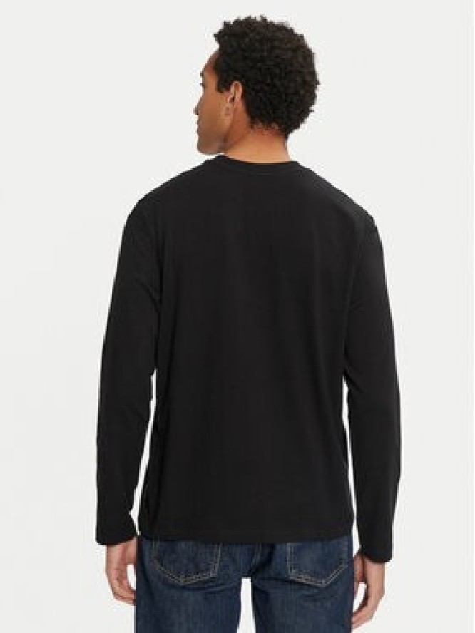 Sisley Longsleeve 3B7SS1045 Czarny Regular Fit