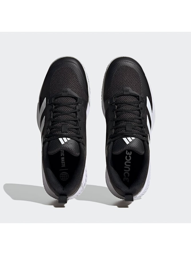 adidas Buty sportowe "Court Team Bounce 2" w kolorze czarno-białym rozmiar: 46