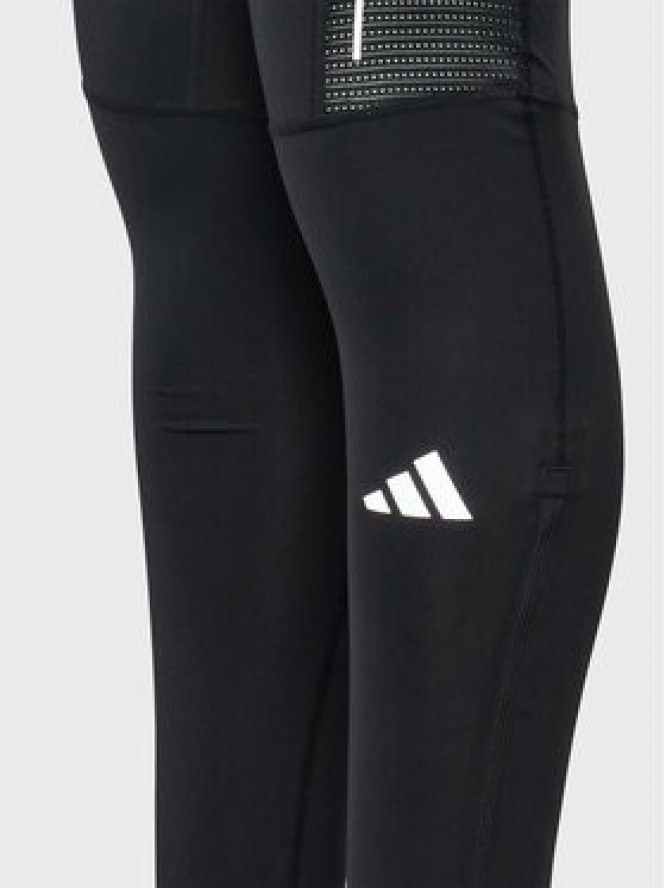 adidas Legginsy Own the Run Leggings HM8444 Czarny Fitted Fit