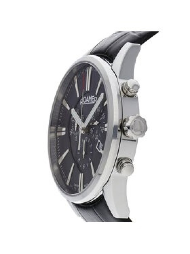 Roamer Zegarek Superior Chrono 508837 41 45 05 Czarny