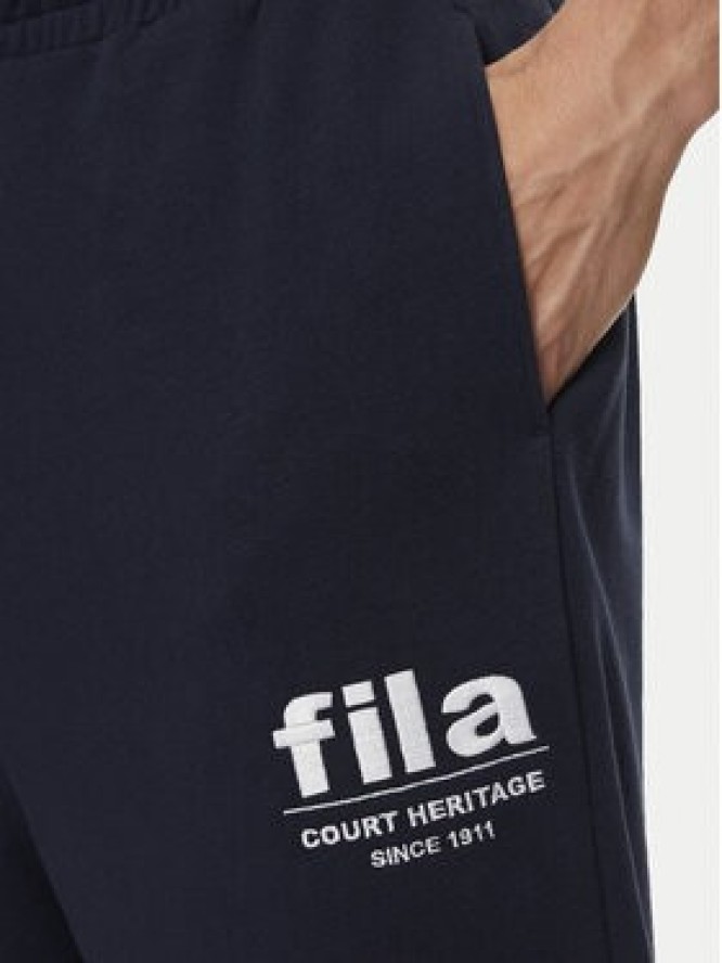 Fila Spodnie dresowe FAM0647 Granatowy Regular Fit