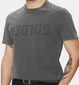 GOLDEN GOOSE T-Shirt GMP01220.P000671 60318 Szary Regular Fit