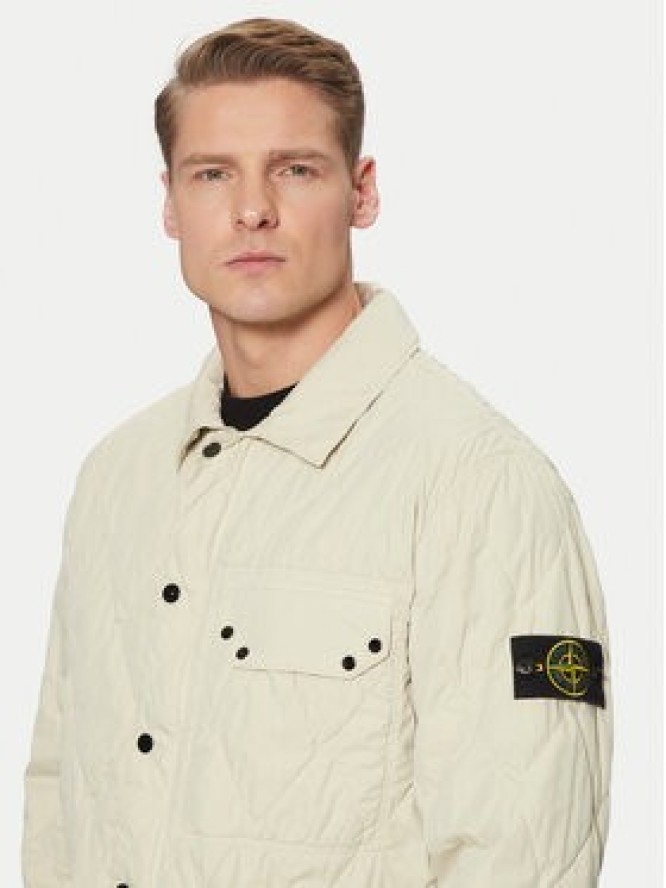 Stone Island Kurtka przejściowa 8115Q0633 Beżowy Regular Fit