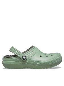 Crocs Klapki Classic Lined Clog 203591 Zielony