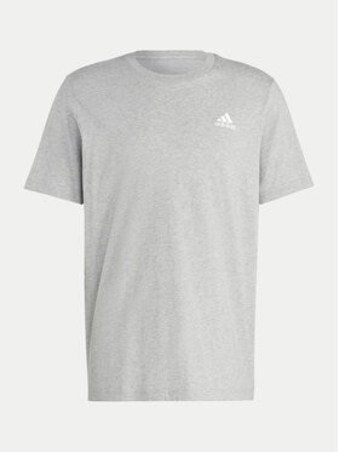 adidas T-Shirt Essentials Single Jersey Embroidered Small Logo IC9288 Szary Regular Fit