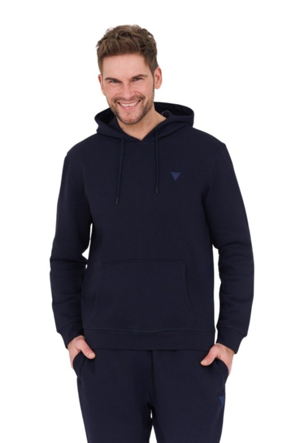 GUESS Granatowa bluza Aldwin Hooded