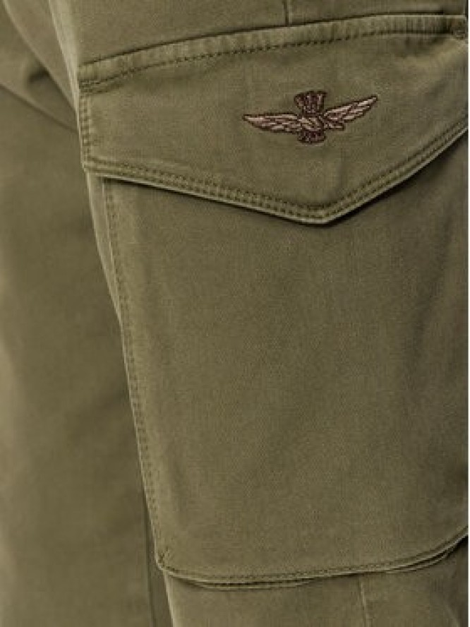Aeronautica Militare Spodnie materiałowe 232PA1545CT3143 Zielony Regular Fit