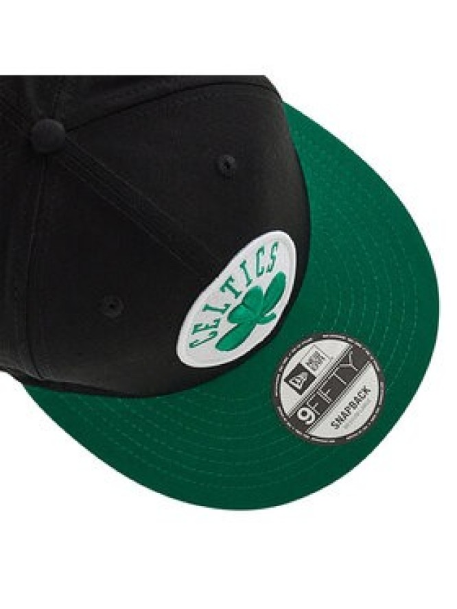 New Era Czapka z daszkiem Boston Celtics Logo 9Fifty 12122726 Czarny