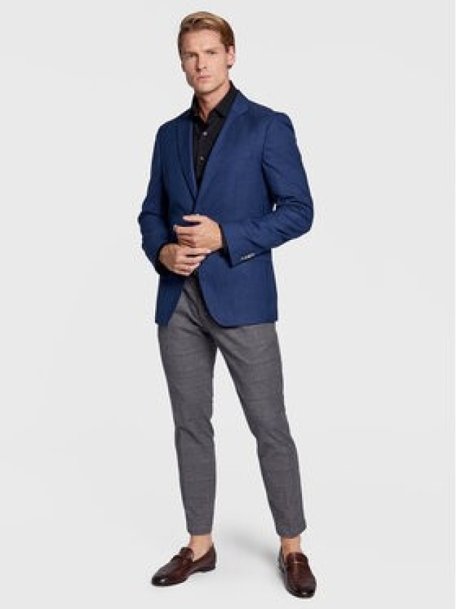 Michael Kors Koszula MD0MD90425 Czarny Slim Fit