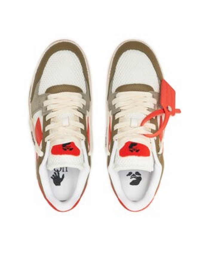 Off-White Sneakersy OMIA243S23LEA0015622 Écru