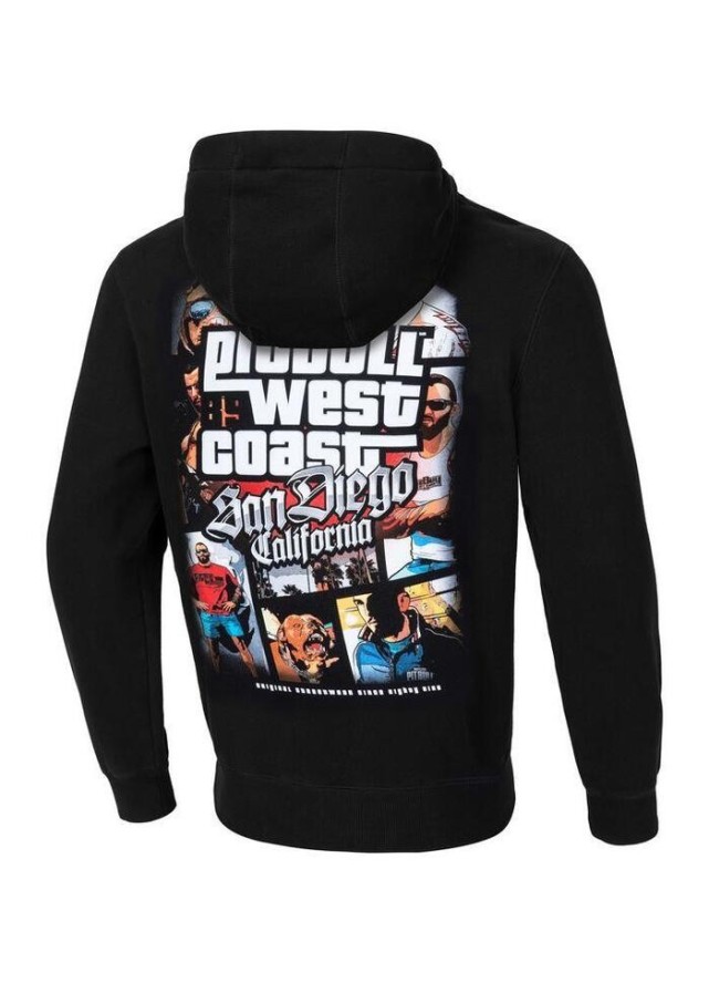 Bluza męska Pitbull z kapturem Most Wanted