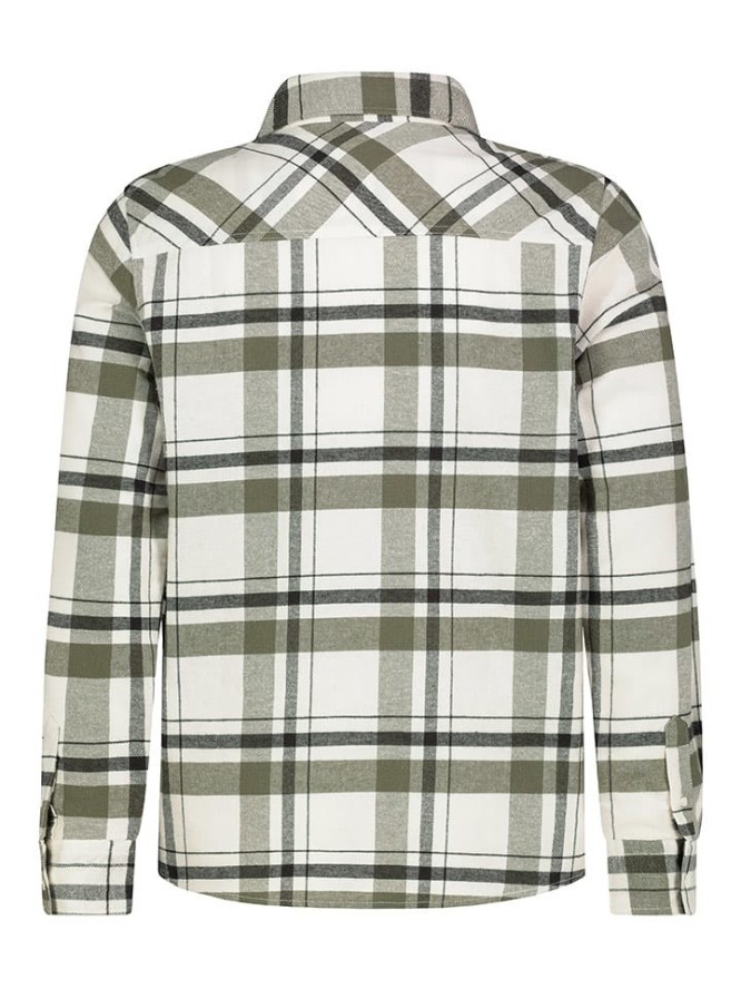 Sublevel Koszula - Regular fit - w kolorze oliwkowo-kremowym rozmiar: XL