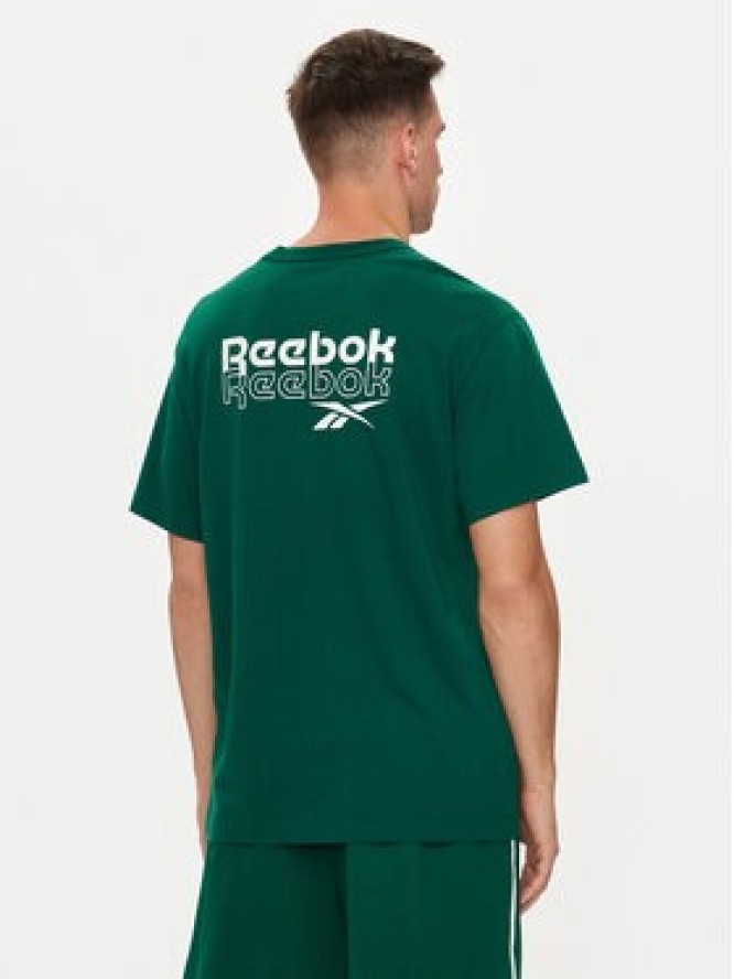 Reebok T-Shirt Ri Brand Proud Gfx Ss Tee 100076384 Zielony Regular Fit