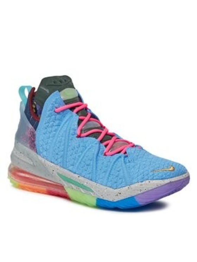 Nike Buty do koszykówki Lebron XVIII DM2813-400 Niebieski