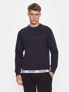 Guess Bluza U3YQ01 KBS91 Granatowy Regular Fit