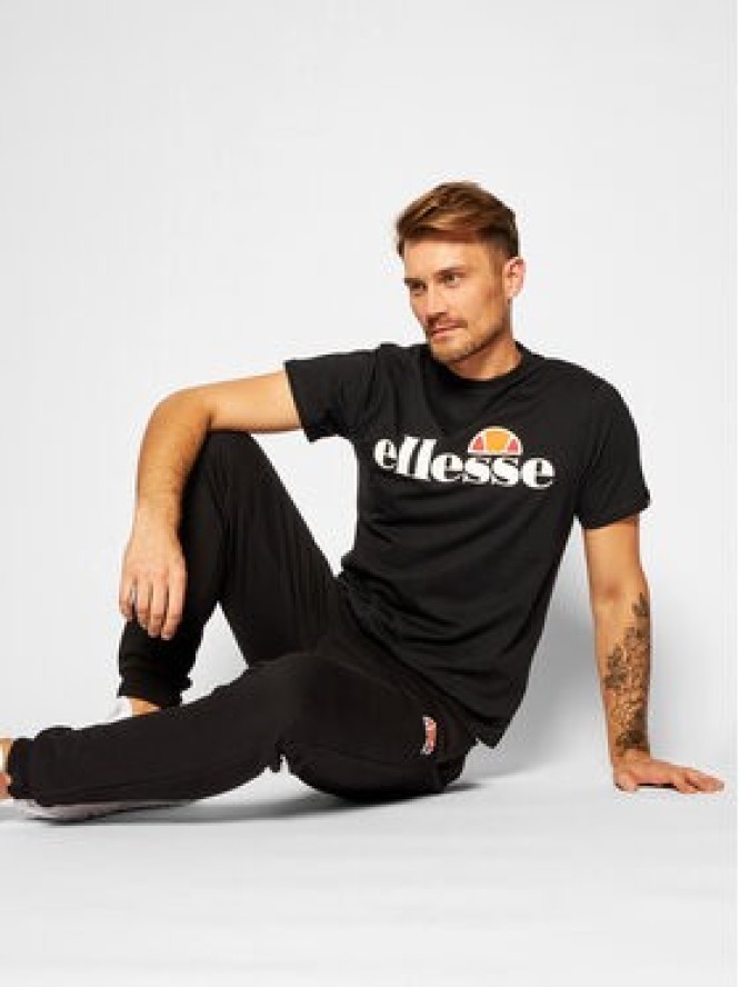 Ellesse T-Shirt Albany Tee SGS03237 Czarny Regular Fit