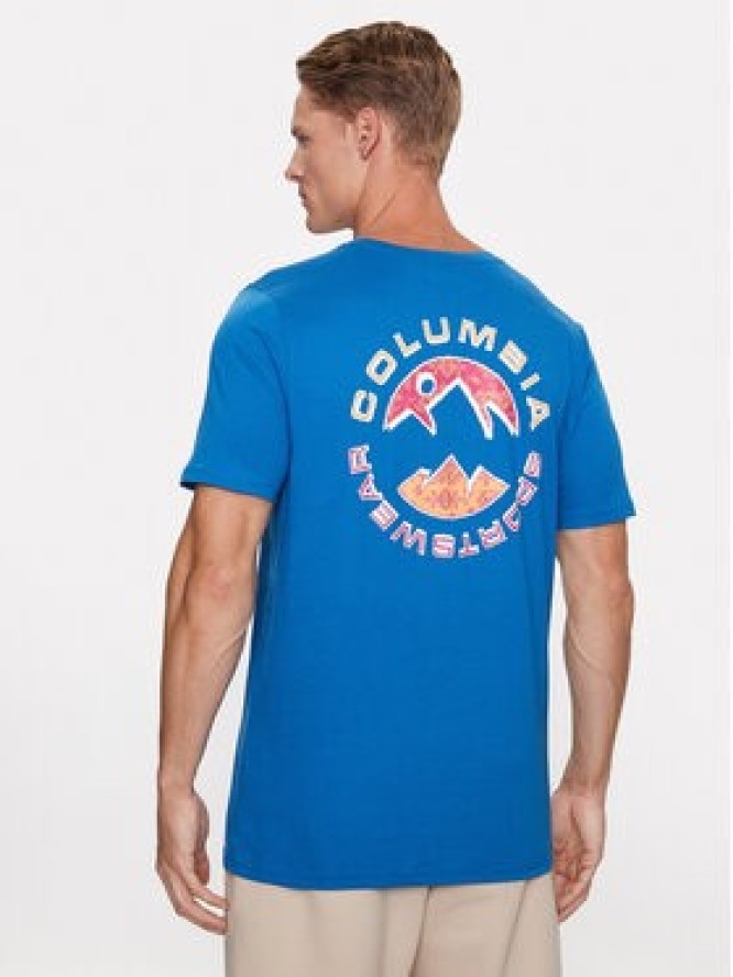 Columbia T-Shirt Rapid Ridge™ Back Graphic Tee II Niebieski Regular Fit