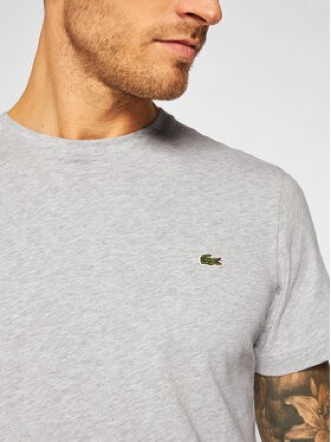 Lacoste T-Shirt TH2038 Szary Regular Fit