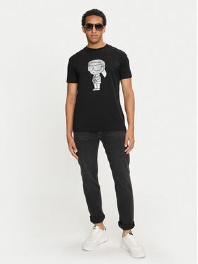 KARL LAGERFELD T-Shirt 755066 544242 Czarny Regular Fit