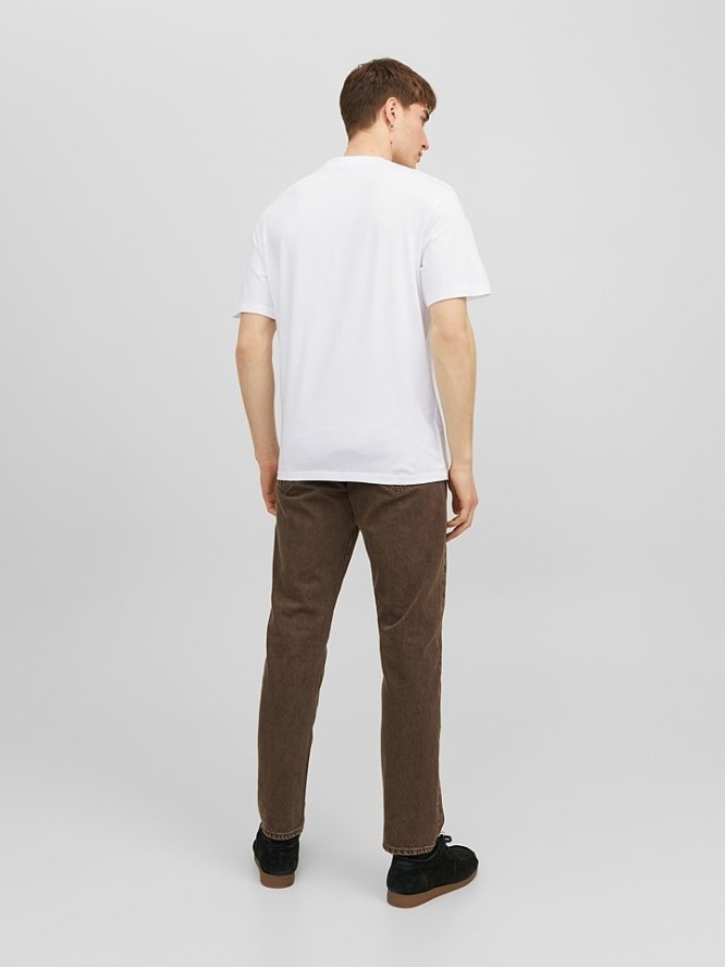 Jack & Jones Koszulka "Jorvesterbro" w kolorze białym rozmiar: XL