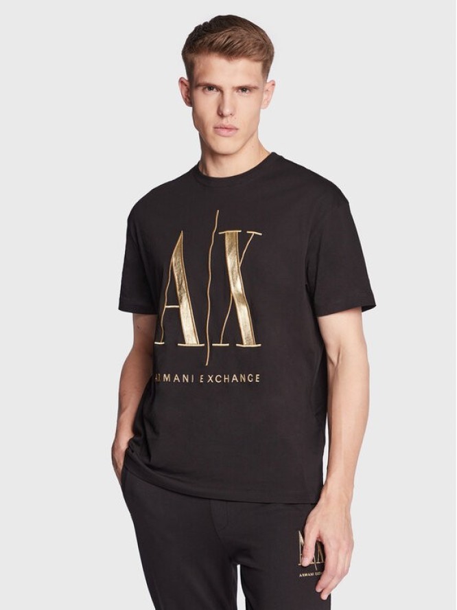 Armani Exchange T-Shirt 8NZTPQ ZJH4Z 1200 Czarny Regular Fit