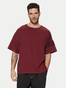 adidas T-Shirt Neuclassics JC9934 Czerwony Regular Fit