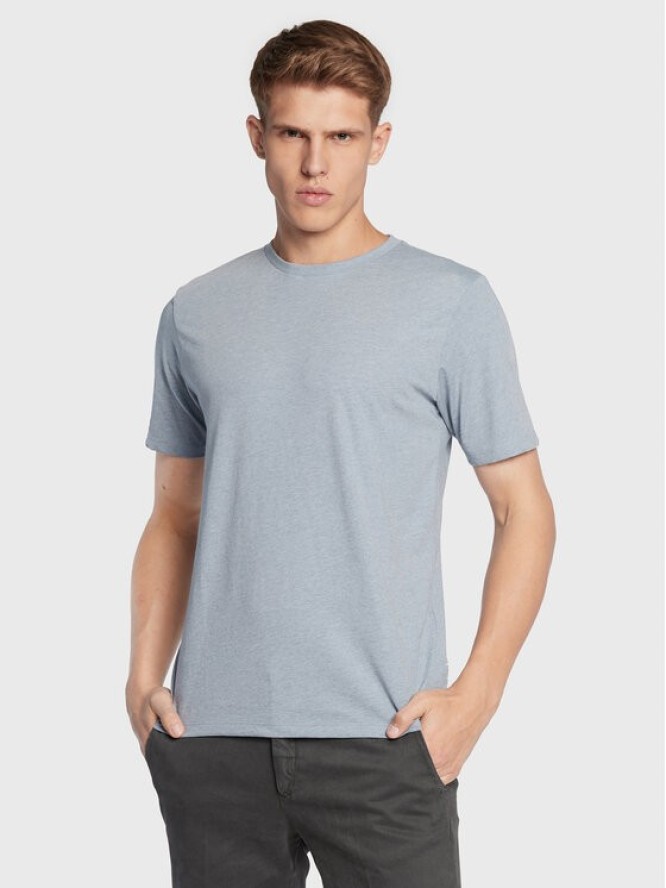 Lindbergh T-Shirt 30-400000M Błękitny Regular Fit